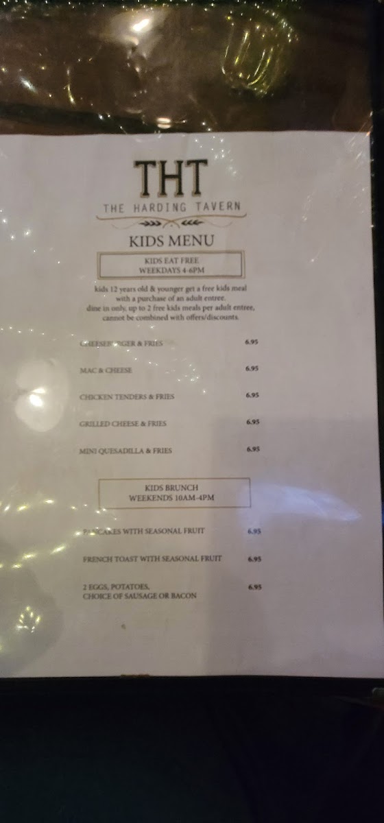 The Harding Tavern Menu - Image 4